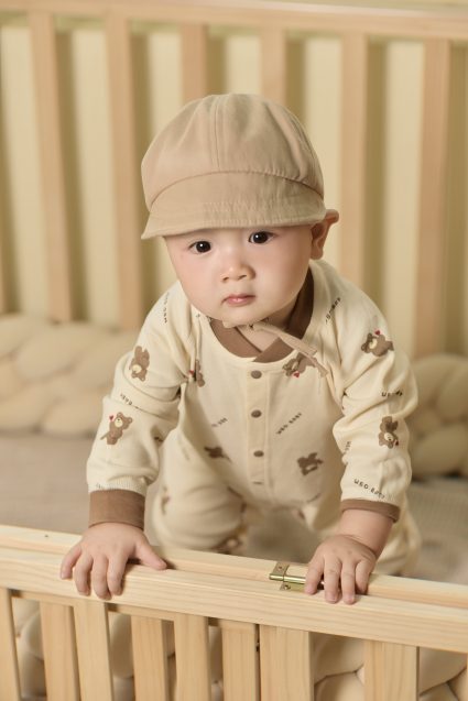 Nón vải Cotton có dây buộc mềm nhẹ