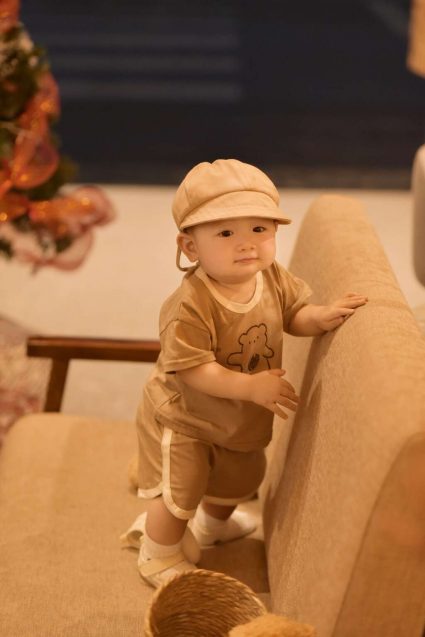 Bộ áo kèm quần Cocoa Cub dành cho bé trai và bé gái