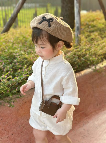 Nón Beret (mũ nồi) nhung tăm phong cách Vintage